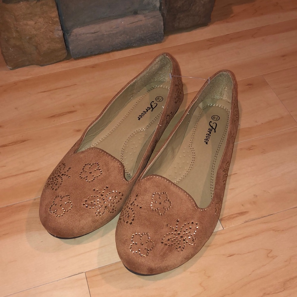 Embellished ballet flats